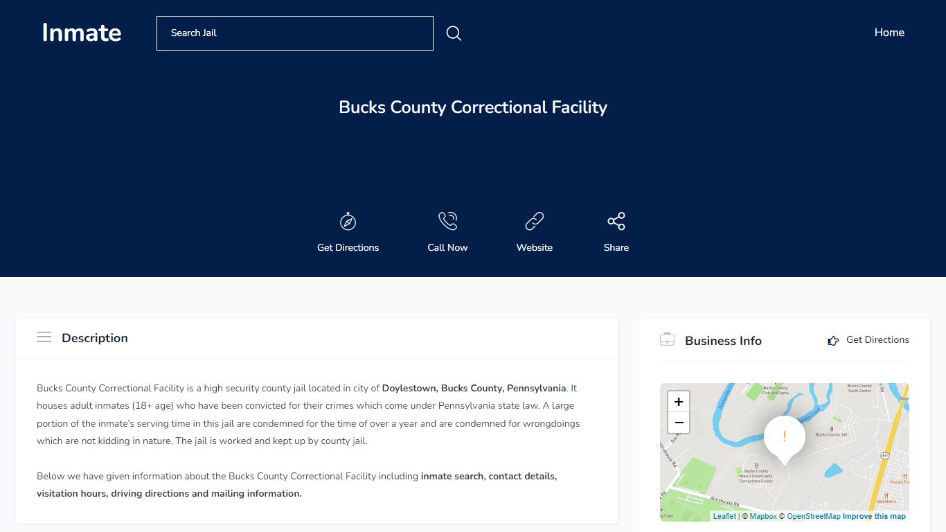 Bucks County Correctional Facility - Inmate